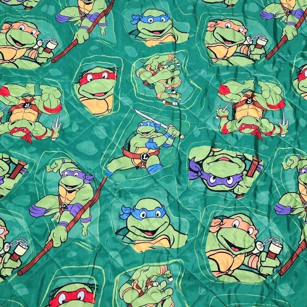 Nickelodeon Baby Teenage Mutant Ninja Turtles TMNT Throw Blanket 58”x42" - Picture 4 of 6